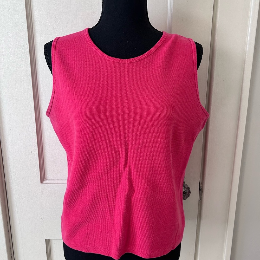 Pink Sleeveless Top